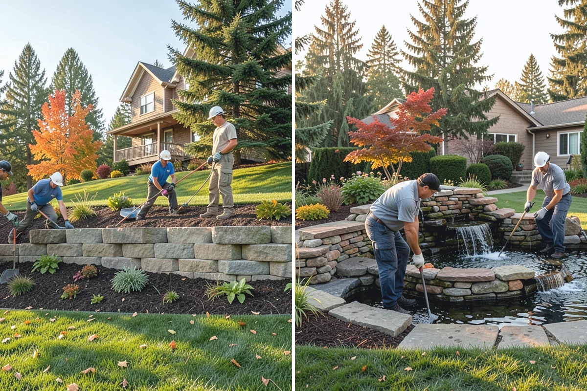 Shrub Transplanting in Beaux Arts Village, King County, WA - Assess the shrub and mark a proper root-ball size