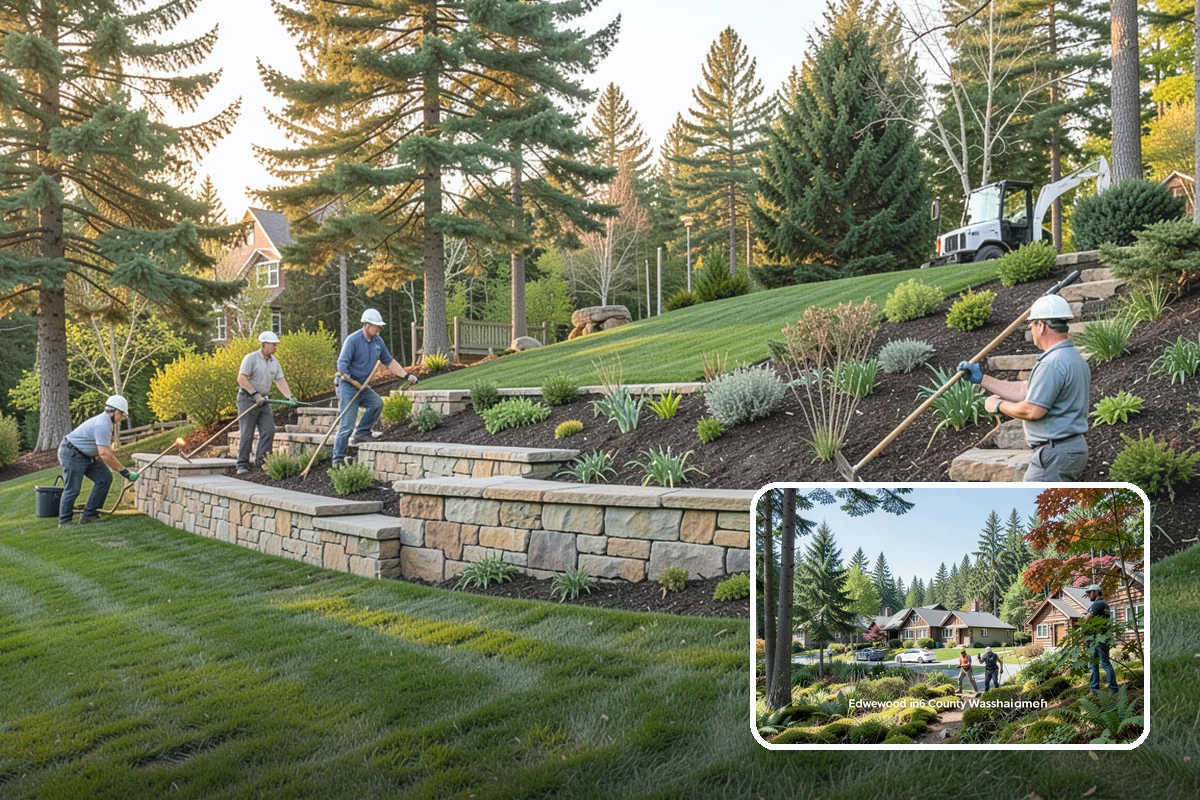 Shrub Transplanting in Edgewood, Pierce County, WA - Saves and reuses established shrubs