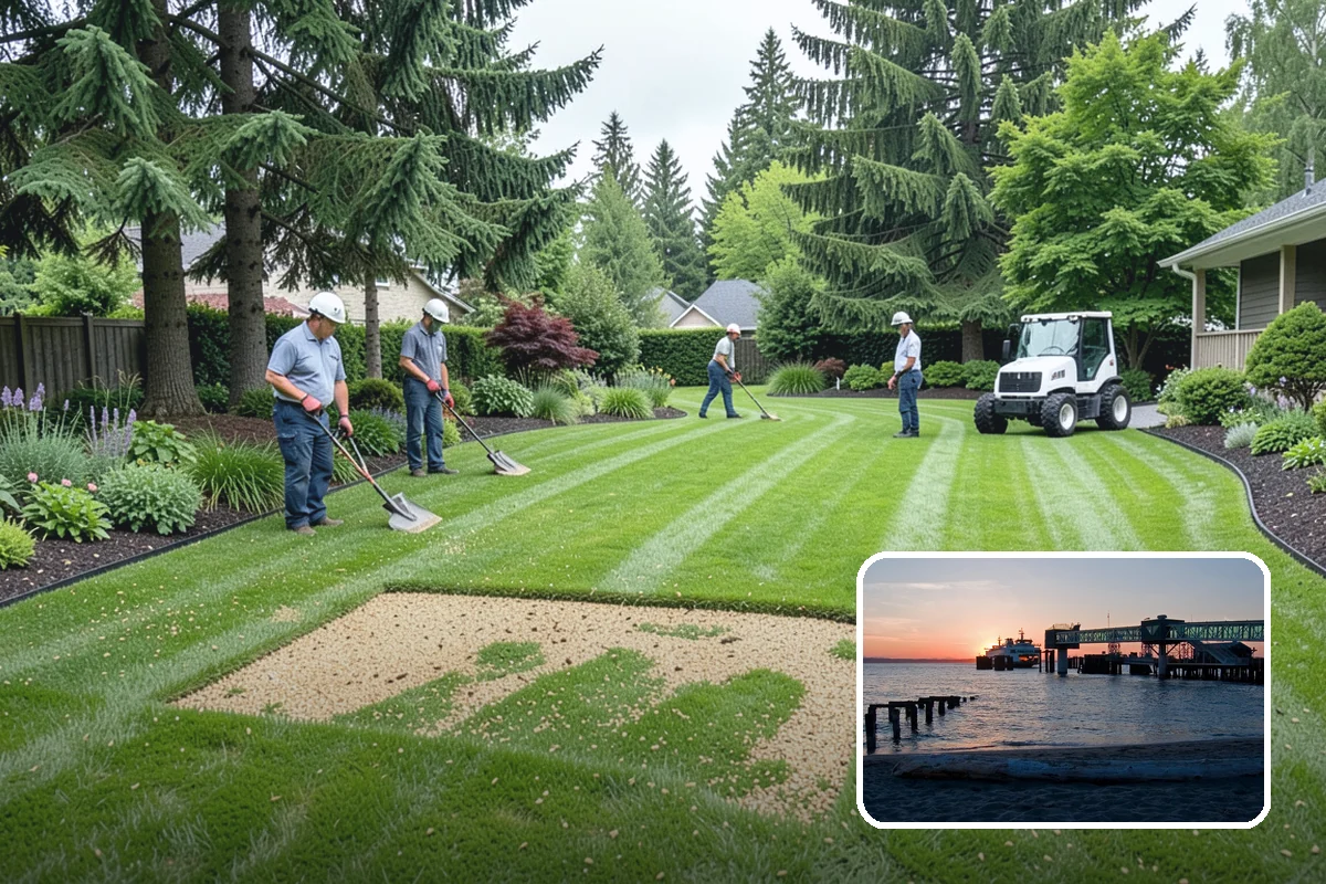 Shrub Transplanting in Edmonds, Snohomish County, WA - Saves and reuses established shrubs