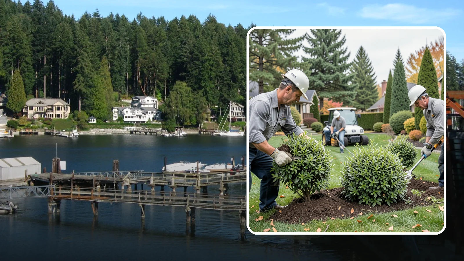 Shrub Transplanting in Gig Harbor, Pierce County, WA - Careful shrub transplanting that relocates established plants without losing them to shock.