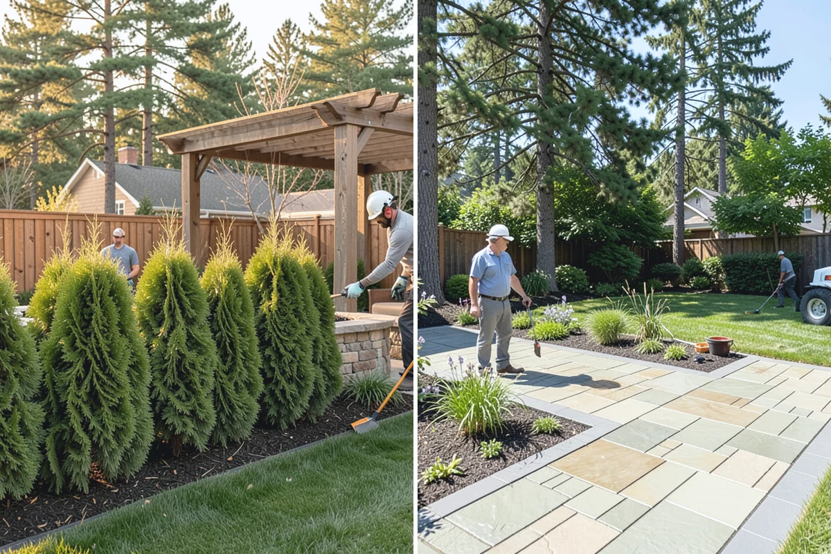 Shrub Transplanting in Granite Falls, Snohomish County, WA - Assess the shrub and mark a proper root-ball size