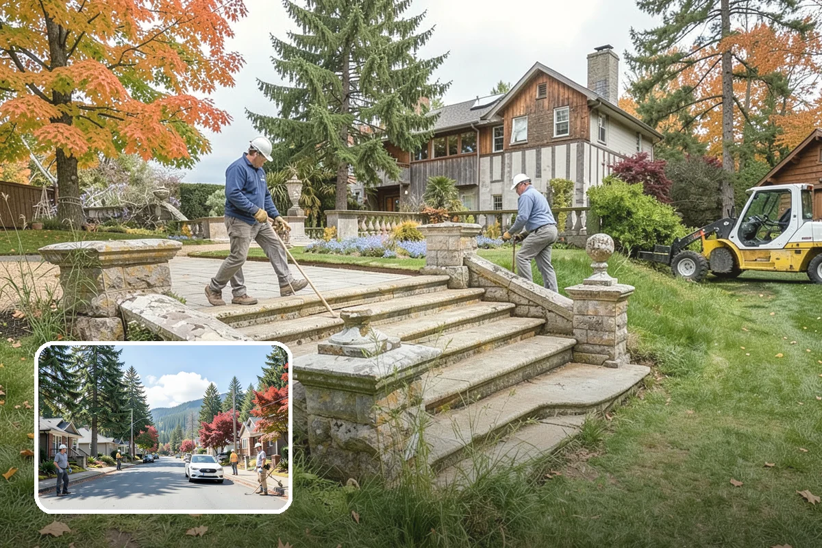 Shrub Transplanting in Hunts Point, King County, WA - Saves and reuses established shrubs