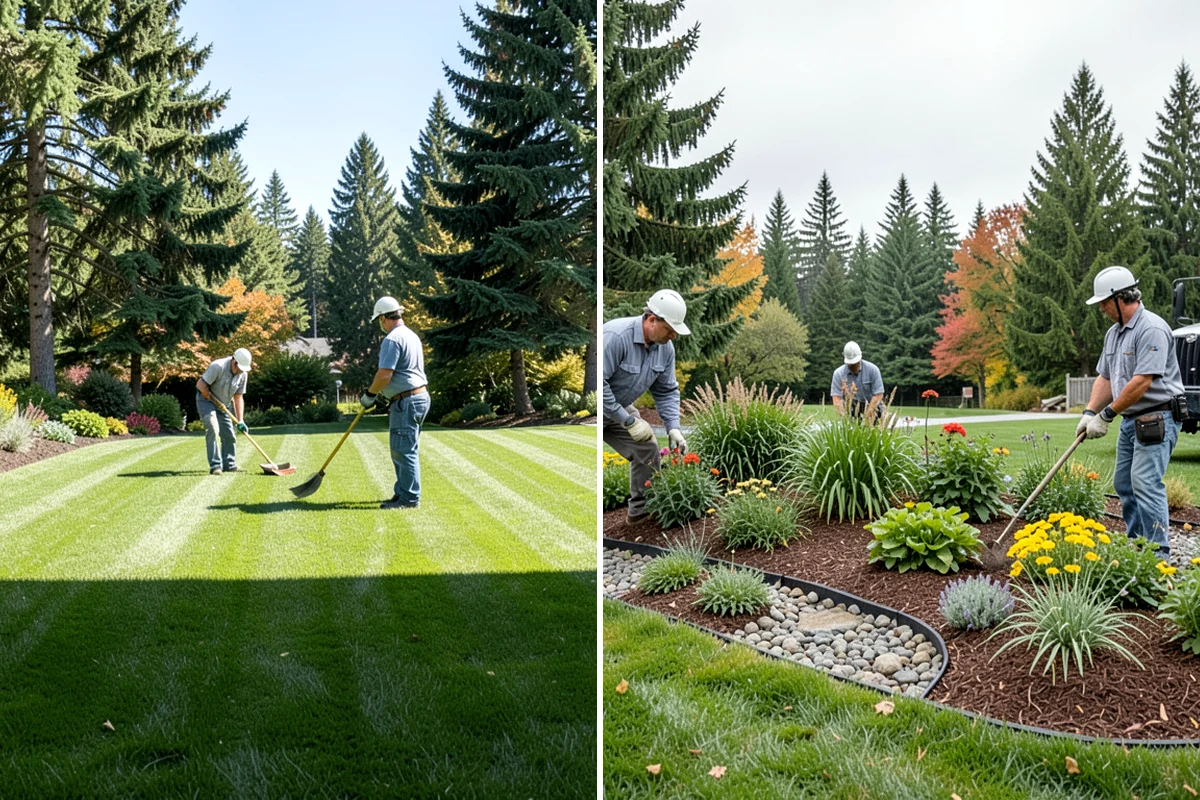 Shrub Transplanting in Maple Valley, King County, WA - Assess the shrub and mark a proper root-ball size