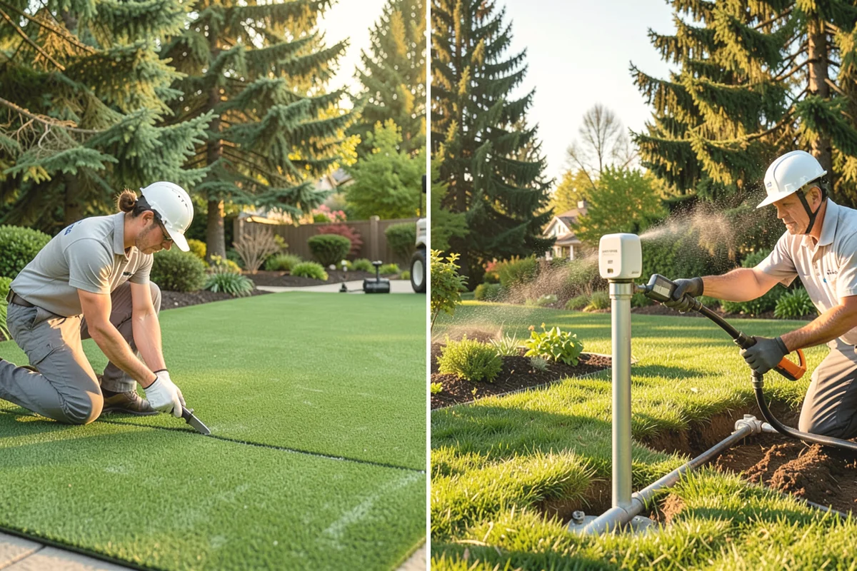 Shrub Transplanting in Mill Creek, Snohomish County, WA - Assess the shrub and mark a proper root-ball size
