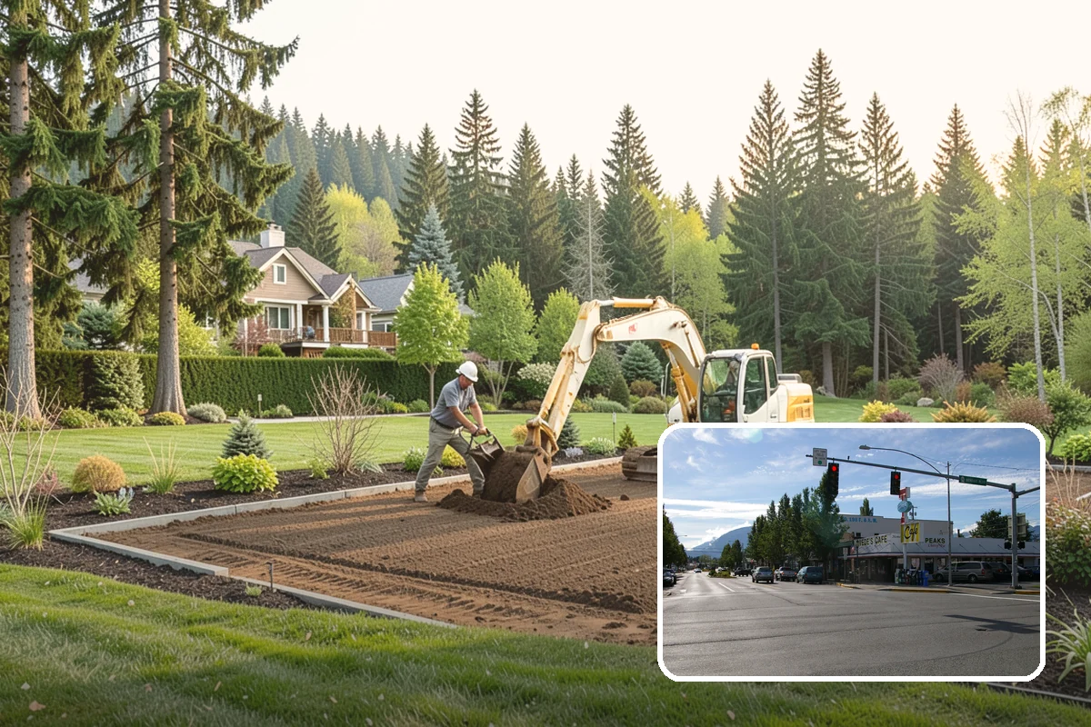 Shrub Transplanting in North Bend, King County, WA - Saves and reuses established shrubs