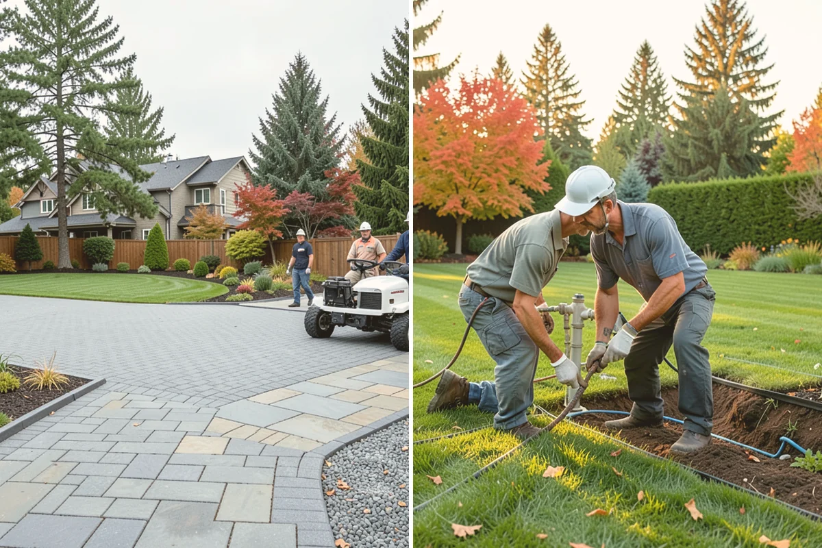 Shrub Transplanting in Sammamish, King County, WA - Assess the shrub and mark a proper root-ball size