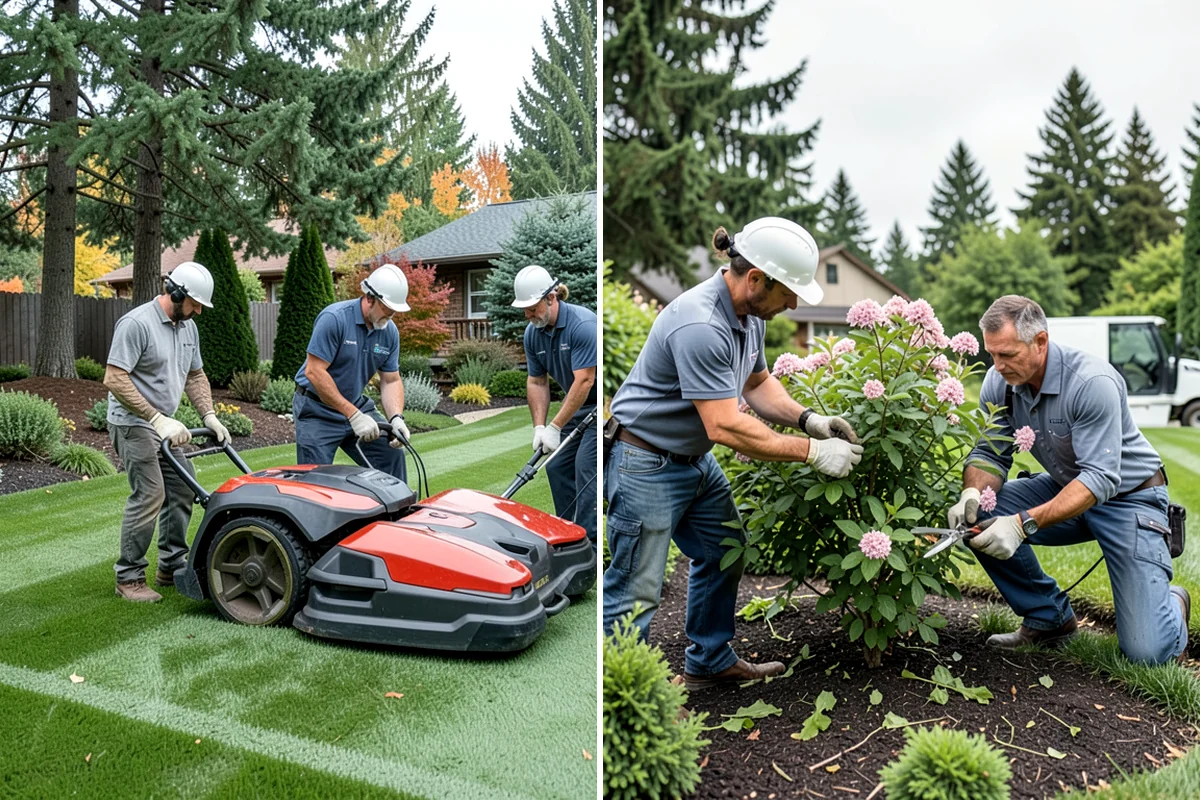 Shrub Transplanting in Shoreline, King County, WA - Assess the shrub and mark a proper root-ball size