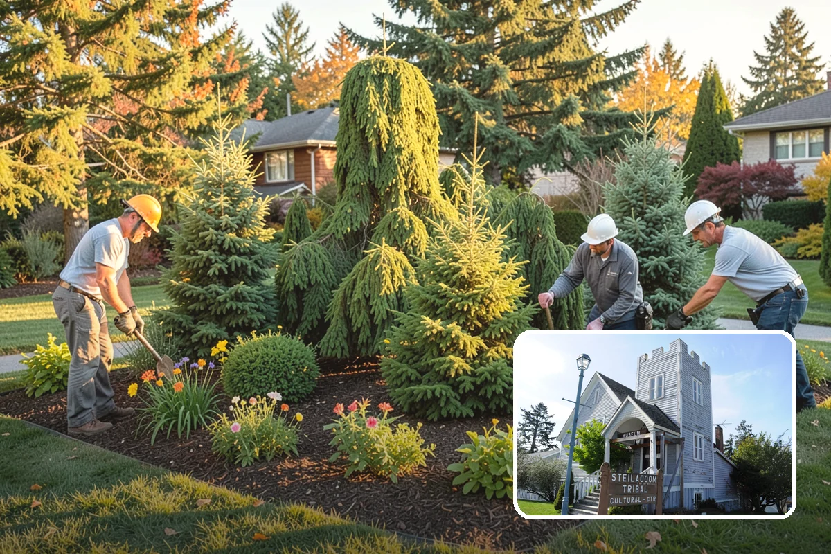 Shrub Transplanting in Steilacoom, Pierce County, WA - Saves and reuses established shrubs