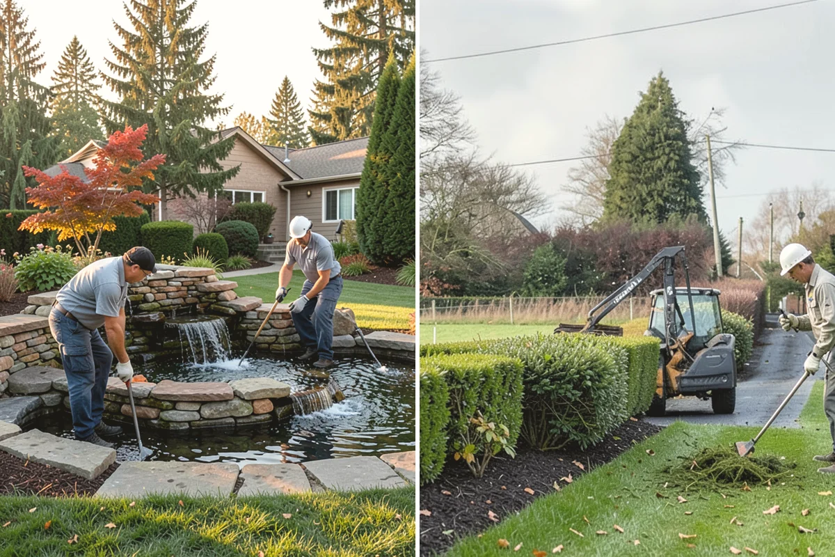 Shrub Transplanting in Tacoma, Pierce County, WA - Assess the shrub and mark a proper root-ball size