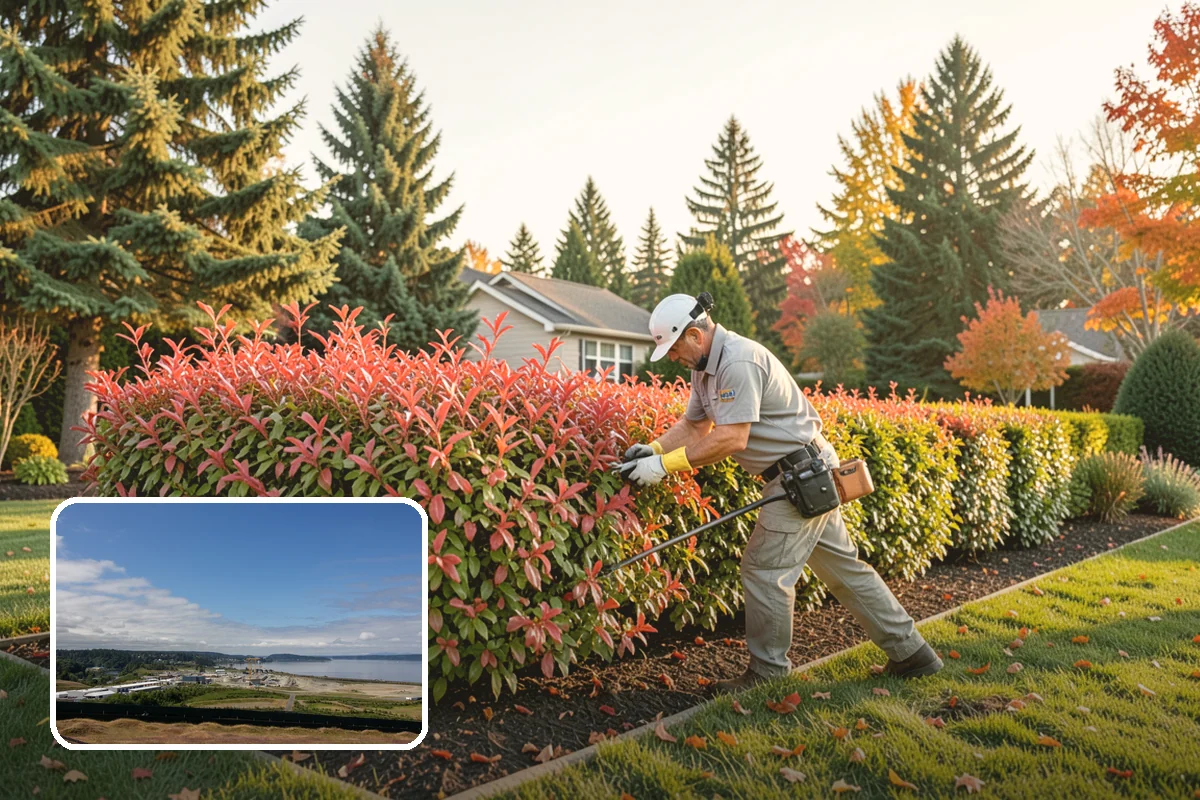 Shrub Transplanting in University Place, Pierce County, WA - Saves and reuses established shrubs