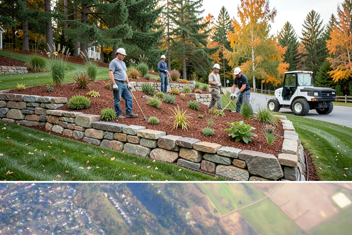 Site Preparation in Algona, King County, WA - Best done in drier conditions.