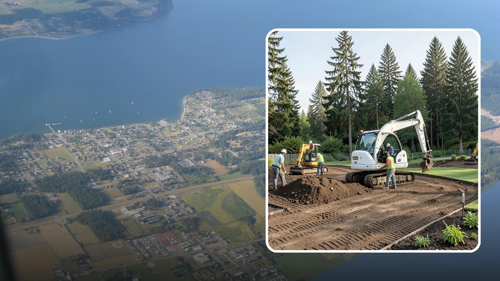 Site Preparation in Coupeville, Island County, WA - Full site prep - clearing, grading, and base work - that readies your property for construction or landscaping.