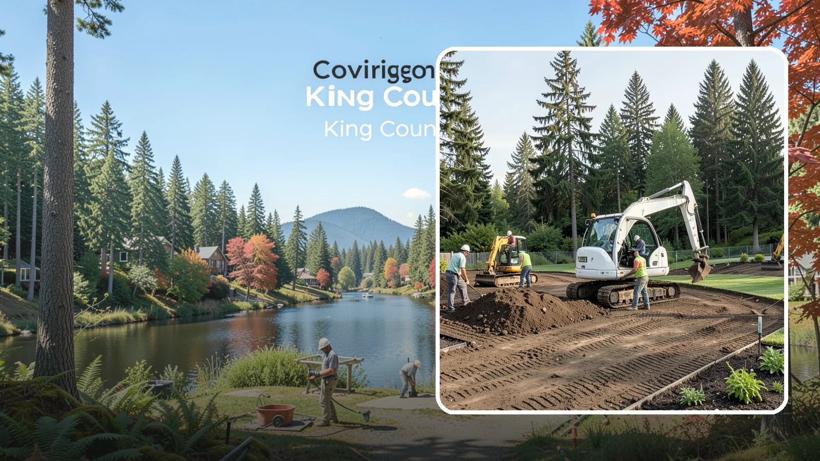 Site Preparation in Covington, King County, WA - Full site prep - clearing, grading, and base work - that readies your property for construction or landscaping.