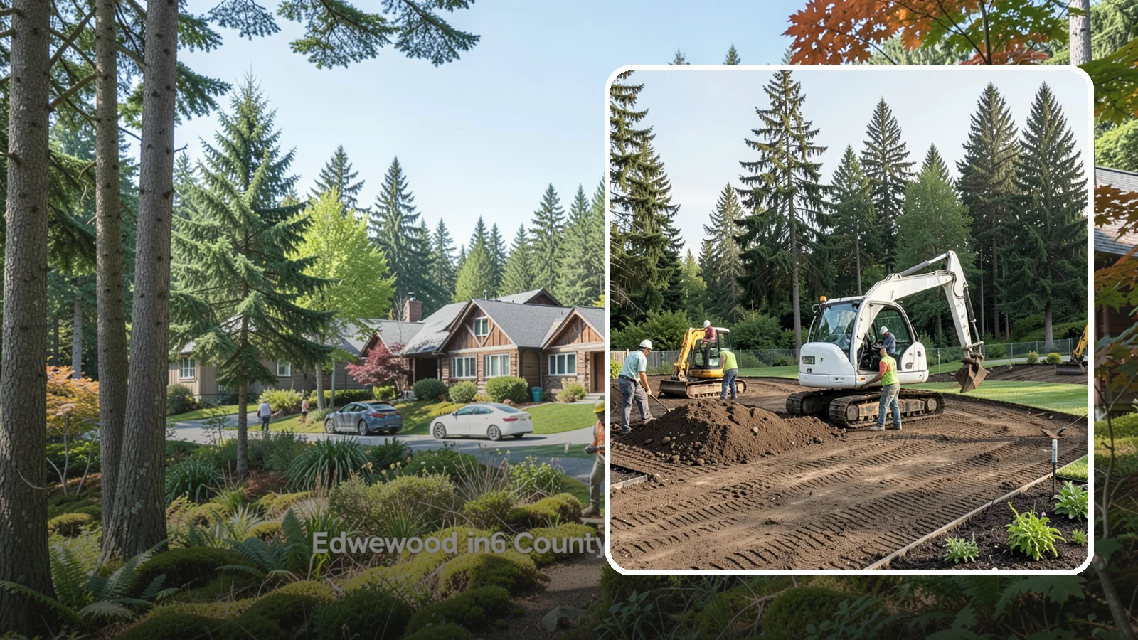 Site Preparation in Edgewood, Pierce County, WA - Full site prep - clearing, grading, and base work - that readies your property for construction or landscaping.
