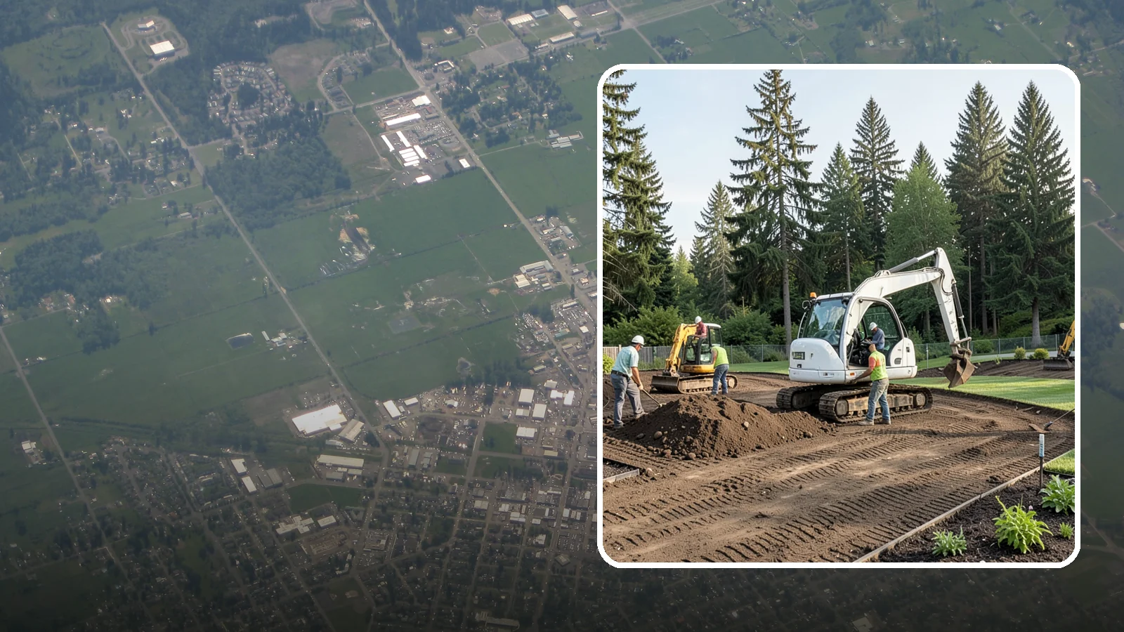 Site Preparation in Enumclaw, King County, WA - Full site prep - clearing, grading, and base work - that readies your property for construction or landscaping.