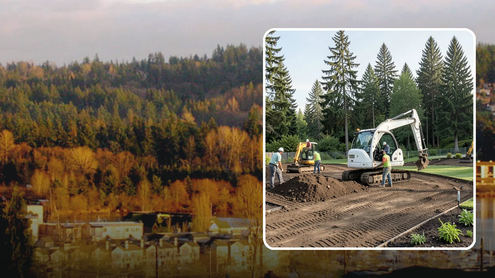 Site Preparation in Kenmore, King County, WA - Full site prep - clearing, grading, and base work - that readies your property for construction or landscaping.