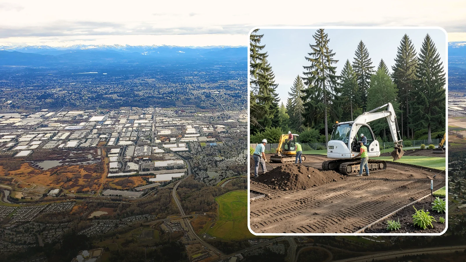 Site Preparation in Kent, King County, WA - Full site prep - clearing, grading, and base work - that readies your property for construction or landscaping.
