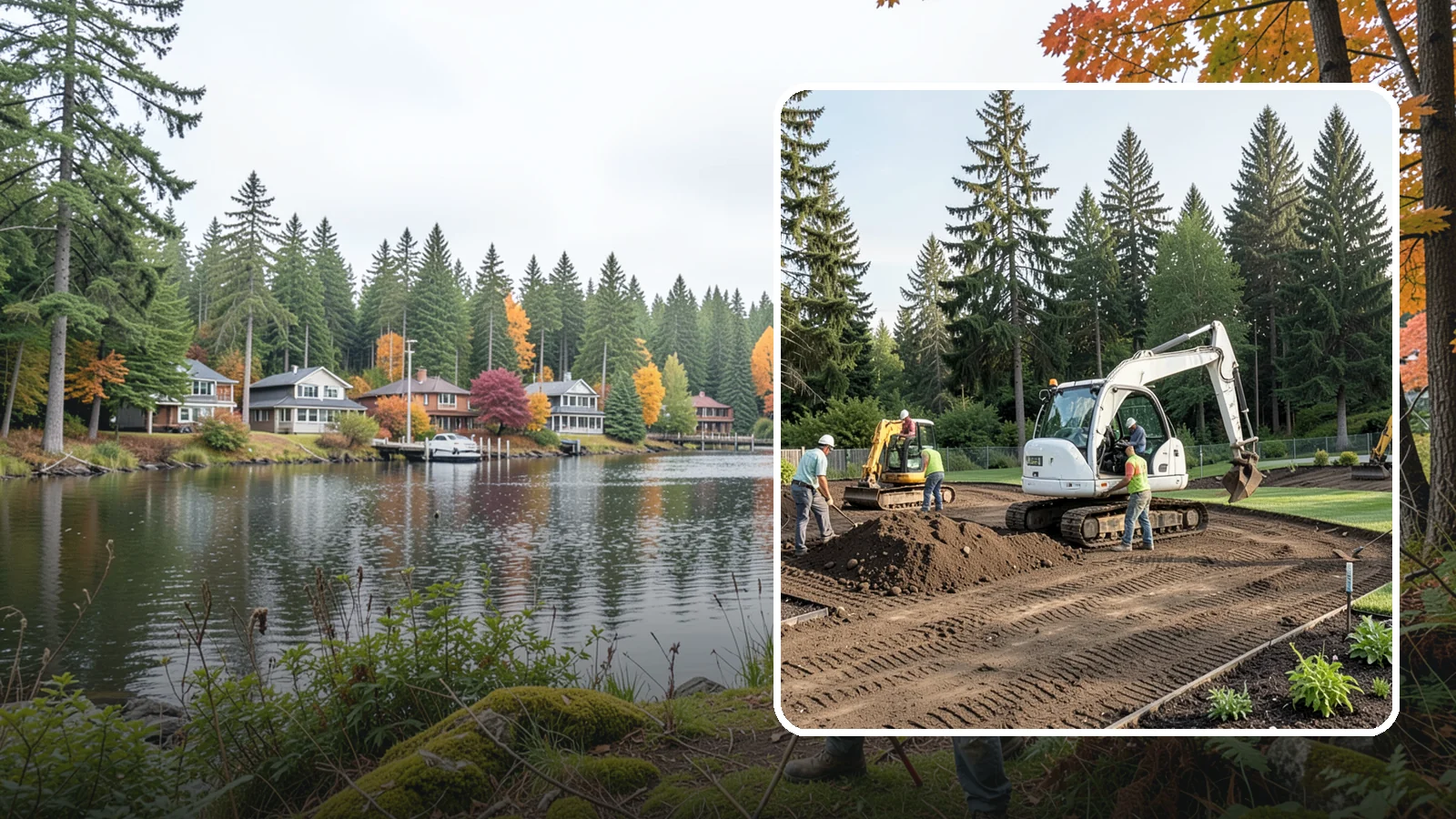 Site Preparation in La Conner, Skagit County, WA - Full site prep - clearing, grading, and base work - that readies your property for construction or landscaping.