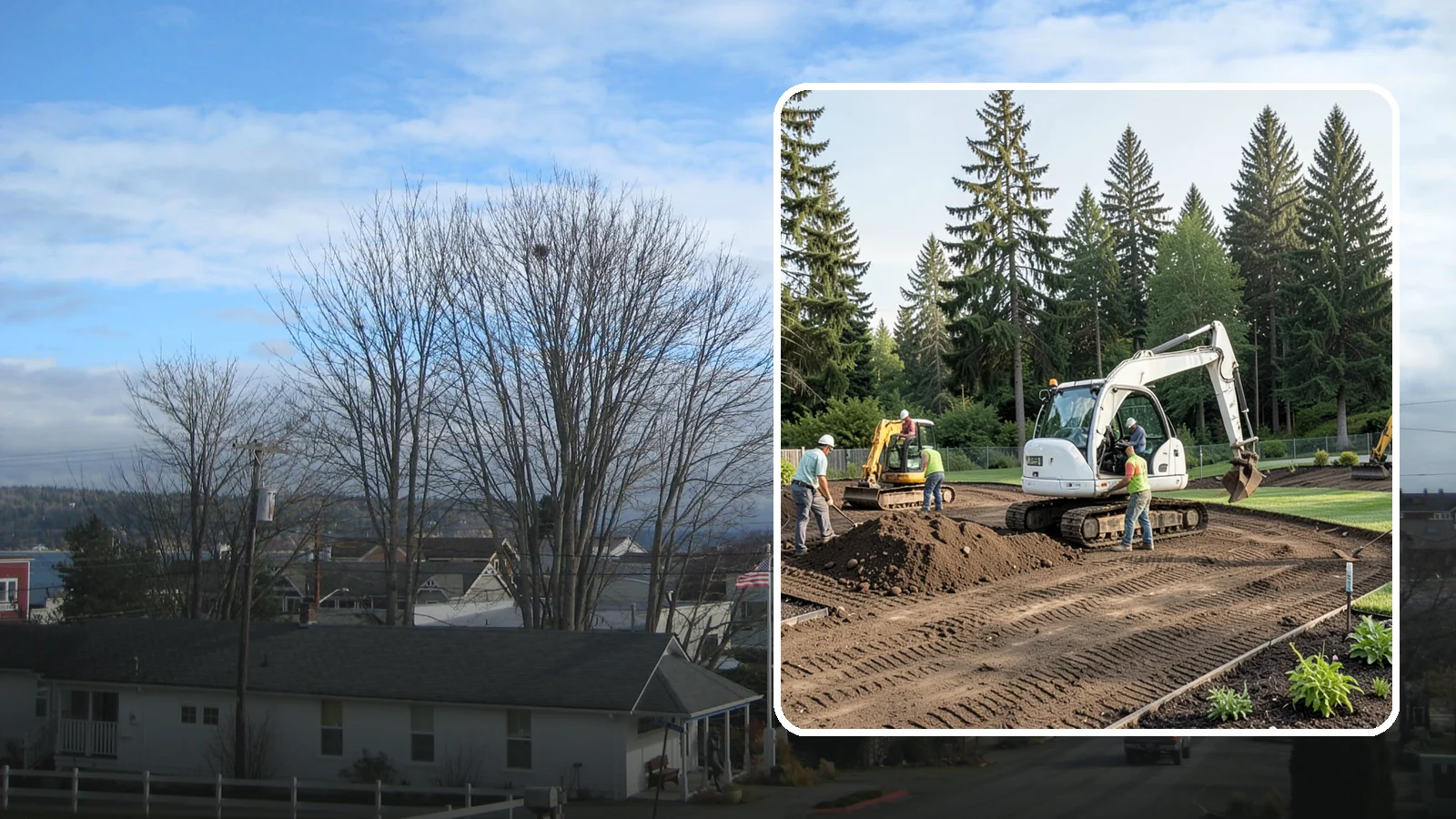 Site Preparation in Langley, Island County, WA - Full site prep - clearing, grading, and base work - that readies your property for construction or landscaping.