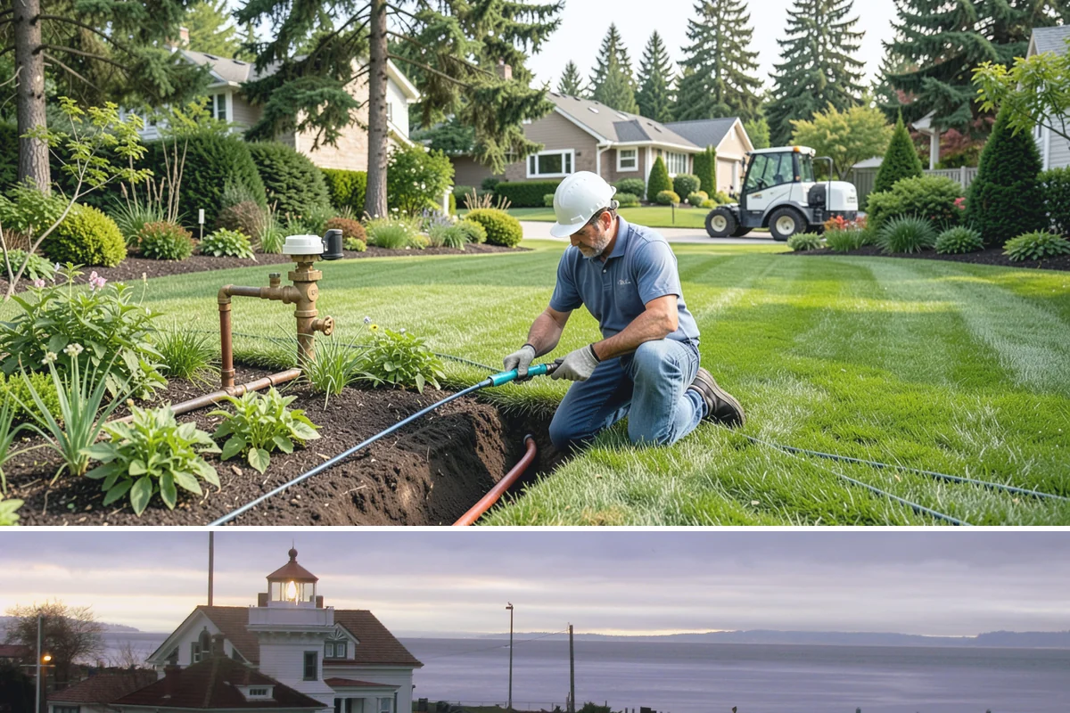 Site Preparation in Mukilteo, Snohomish County, WA - Best done in drier conditions.