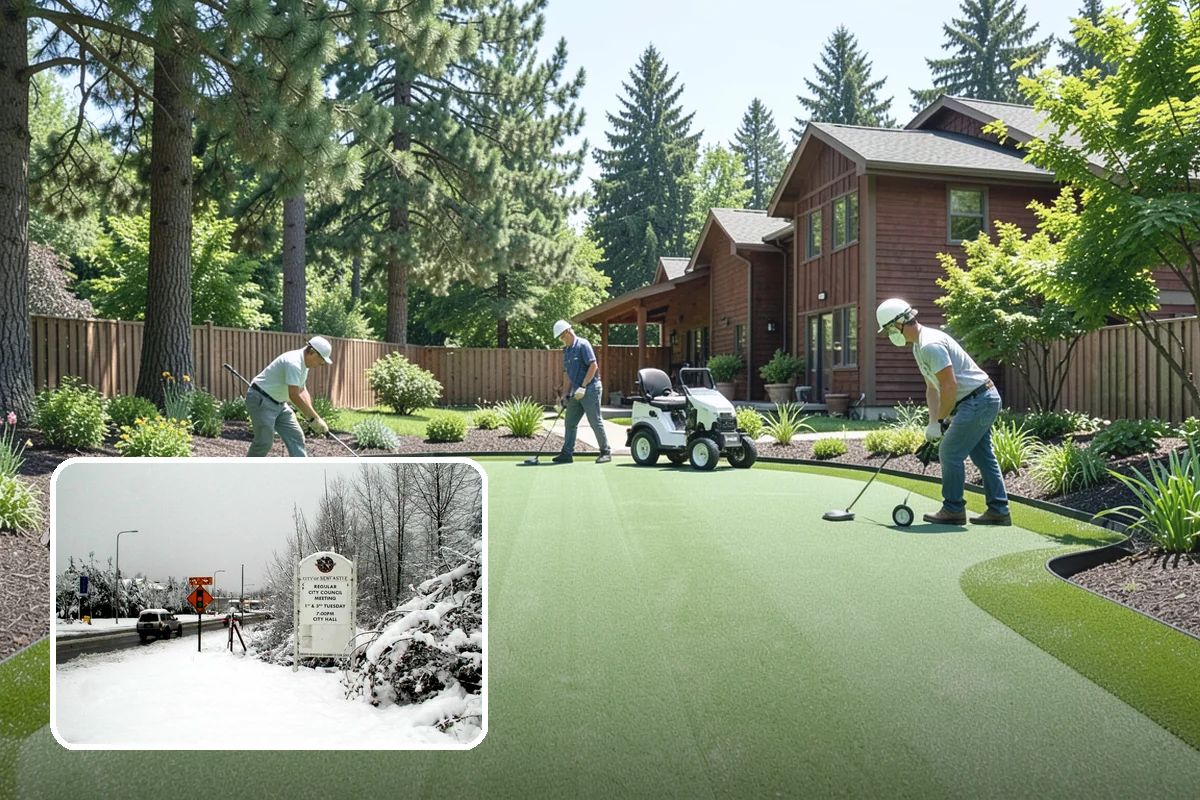 Site Preparation in Newcastle, King County, WA - Ready-to-build, stable site