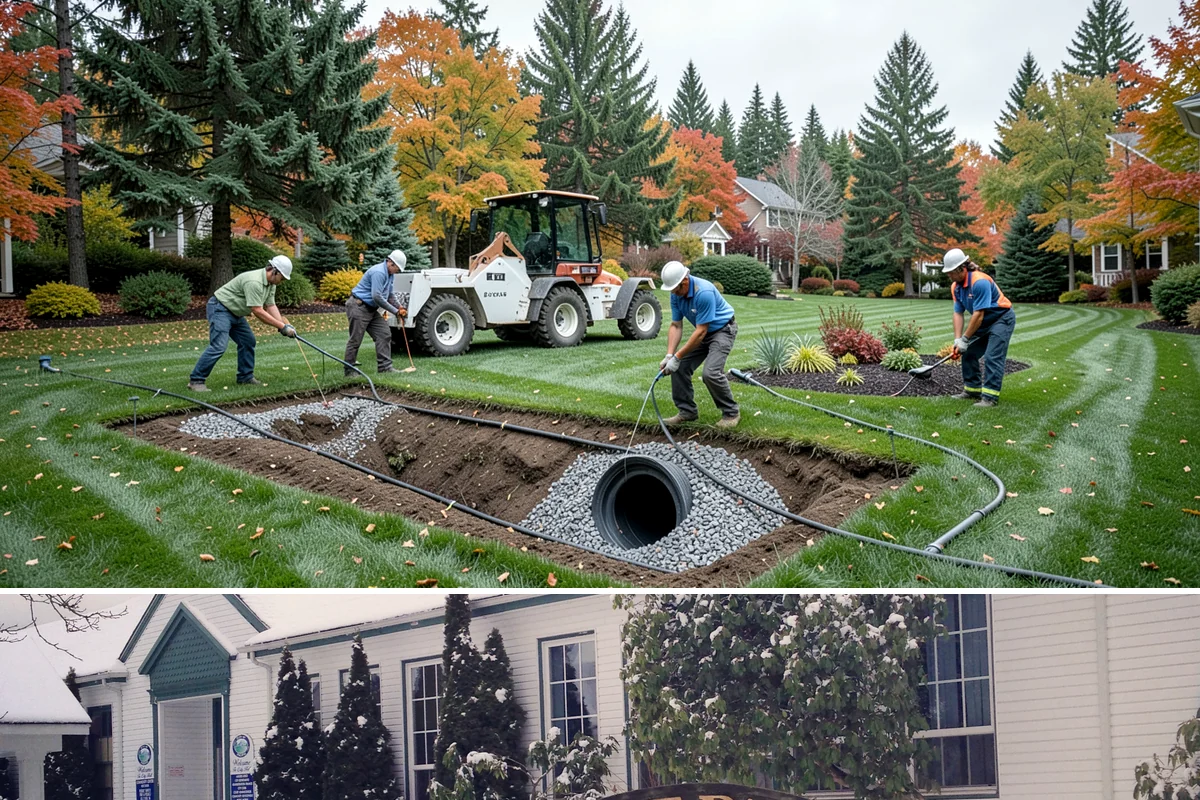 Site Preparation in Pacific, King County, WA - Best done in drier conditions.