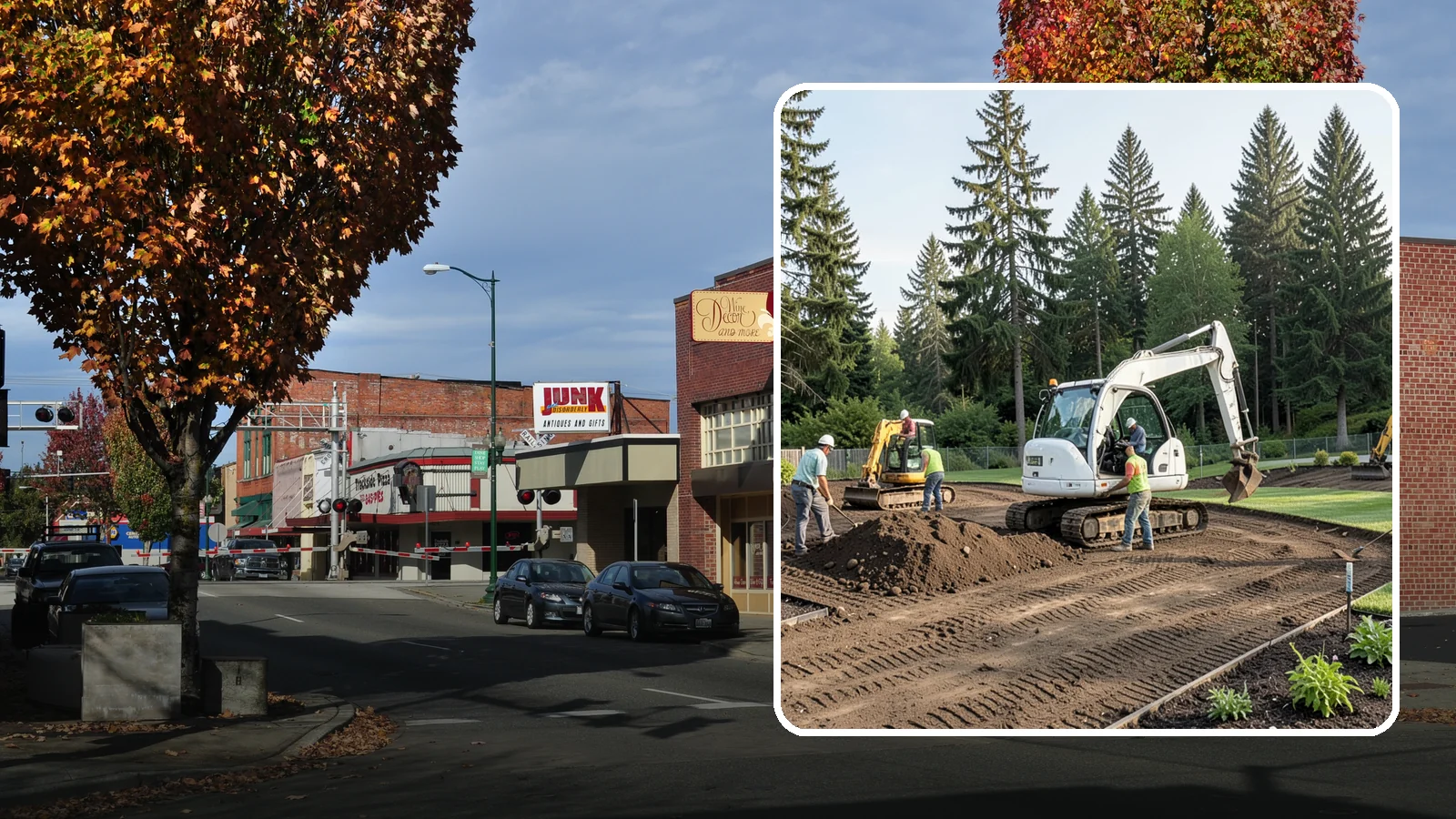 Site Preparation in Puyallup, Pierce County, WA - Full site prep - clearing, grading, and base work - that readies your property for construction or landscaping.