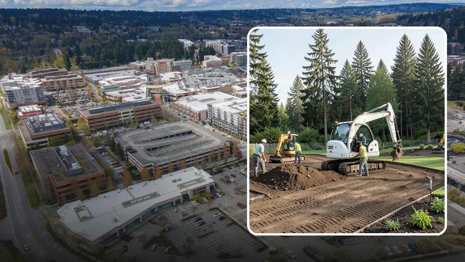 Site Preparation in Redmond, King County, WA - Full site prep - clearing, grading, and base work - that readies your property for construction or landscaping.