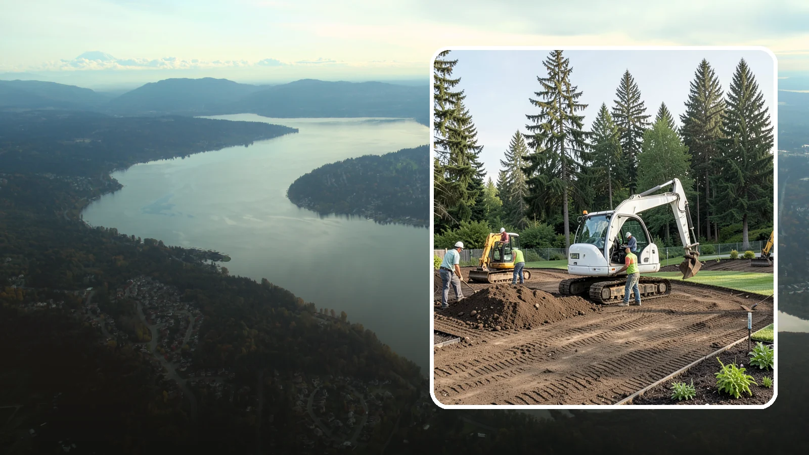 Site Preparation in Sammamish, King County, WA - Full site prep - clearing, grading, and base work - that readies your property for construction or landscaping.