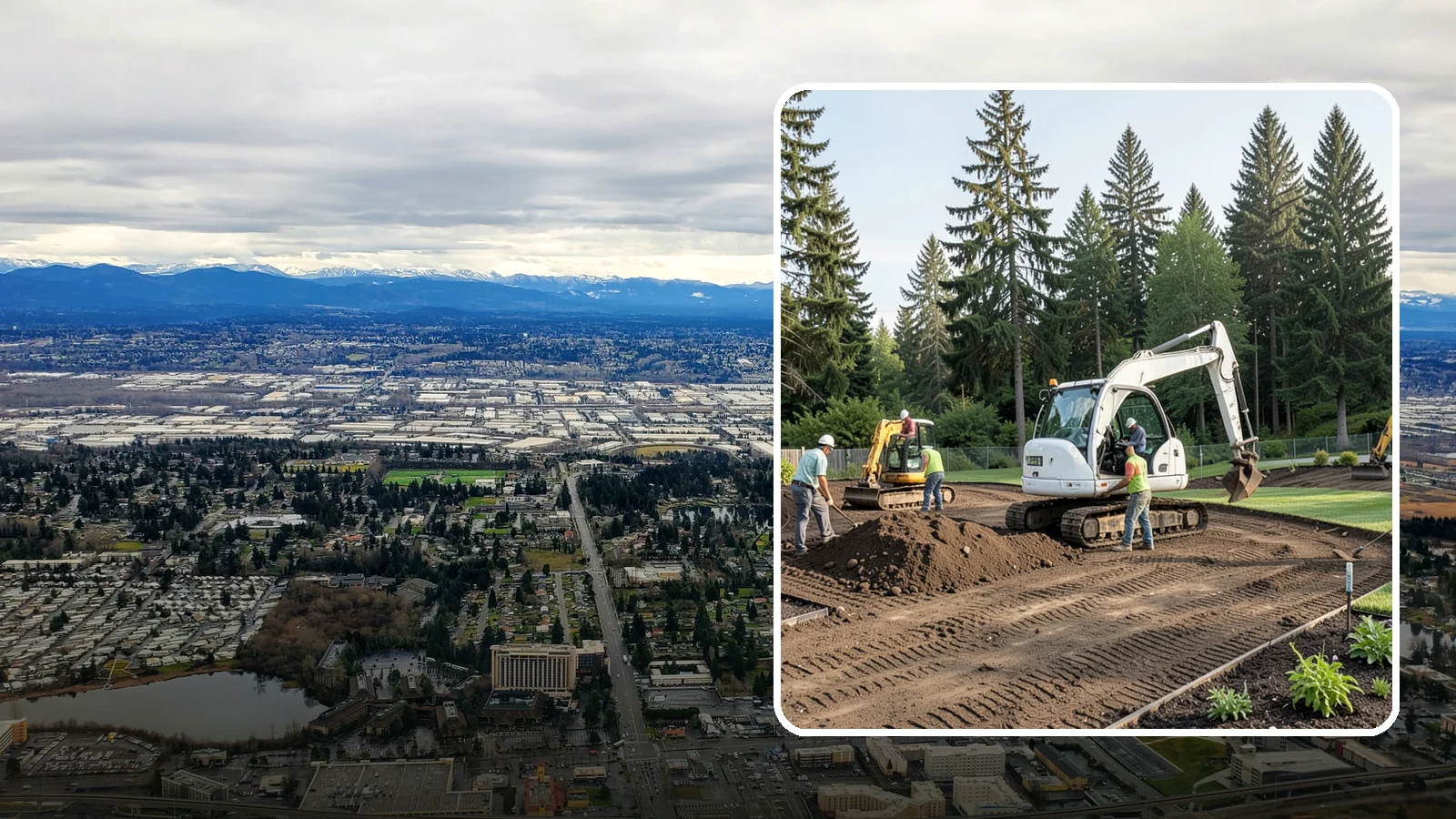 Site Preparation in SeaTac, King County, WA - Full site prep - clearing, grading, and base work - that readies your property for construction or landscaping.
