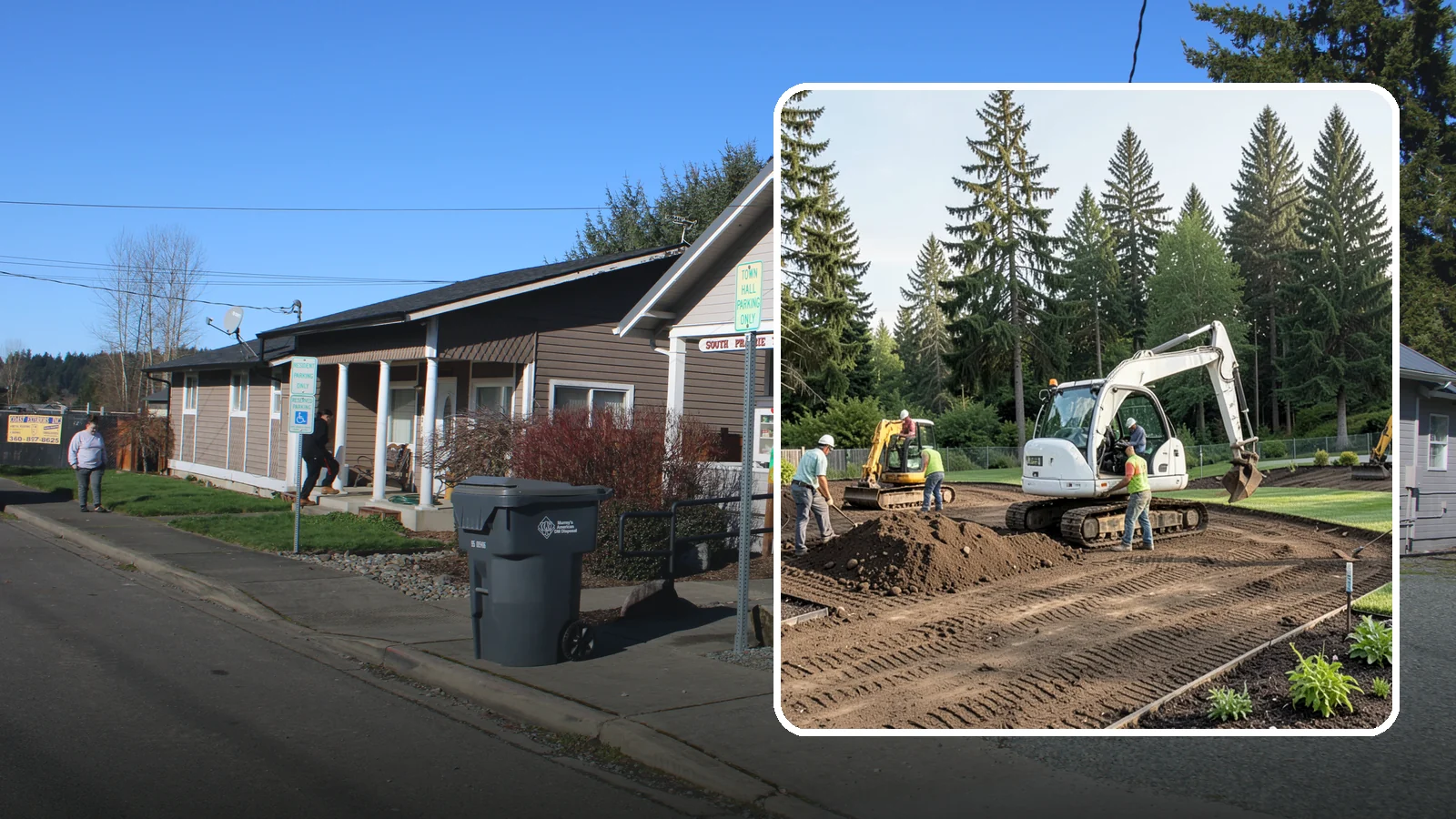 Site Preparation in South Prairie, Pierce County, WA - Full site prep - clearing, grading, and base work - that readies your property for construction or landscaping.