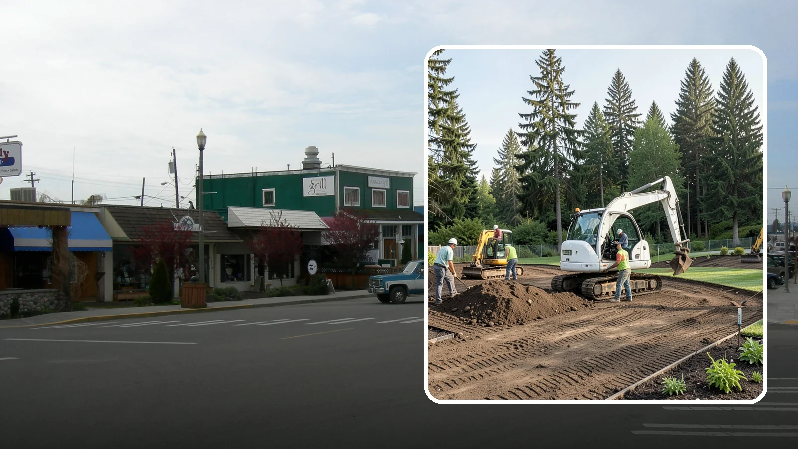 Site Preparation in Stanwood, Snohomish County, WA - Full site prep - clearing, grading, and base work - that readies your property for construction or landscaping.