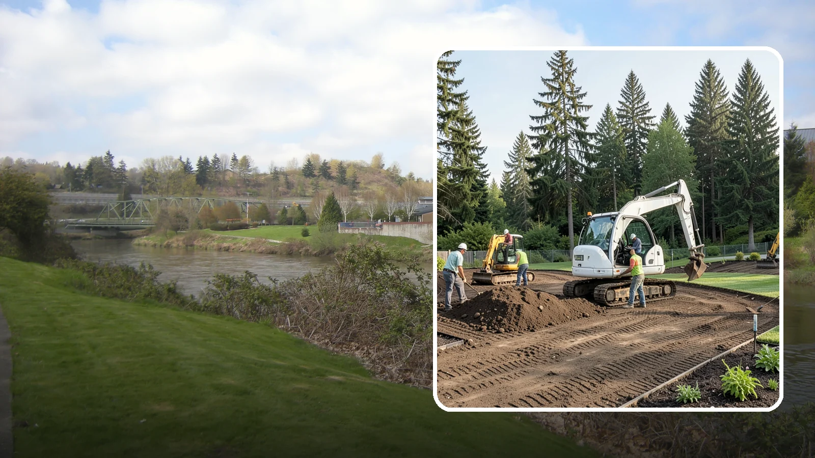 Site Preparation in Tukwila, King County, WA - Full site prep - clearing, grading, and base work - that readies your property for construction or landscaping.