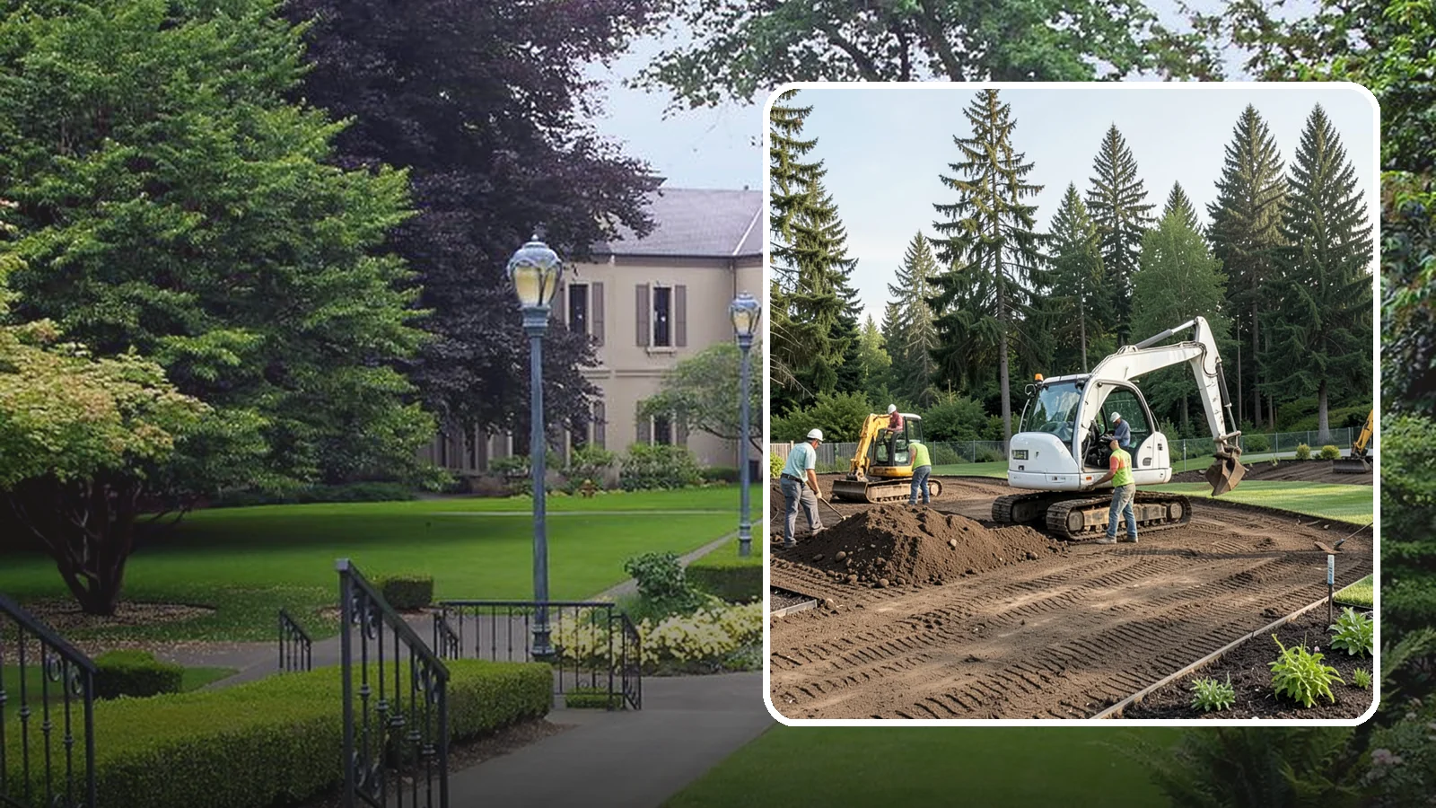 Site Preparation in Woodinville, King County, WA - Full site prep - clearing, grading, and base work - that readies your property for construction or landscaping.