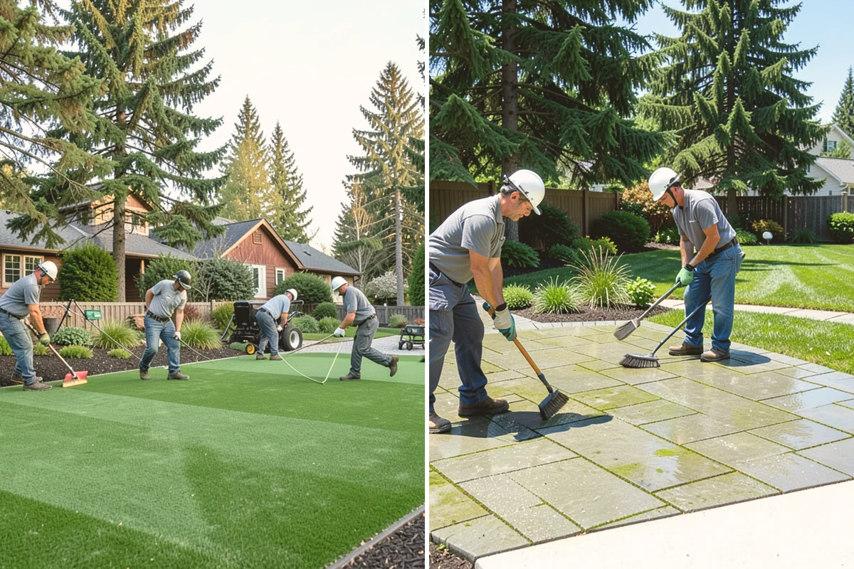 Slate Paver Installation in Algona, King County, WA - Select dense slate and confirm drainage grade