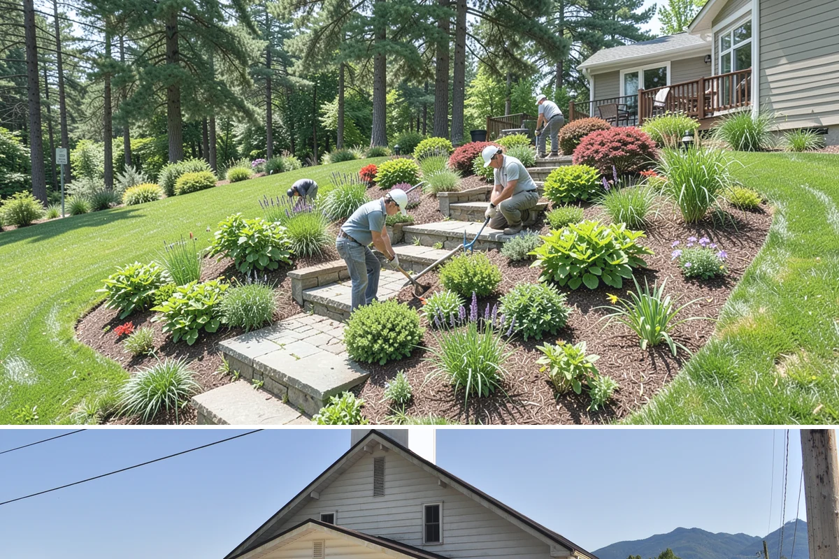Slate Paver Installation in Concrete, Skagit County, WA - Best installed in the dry summer window so bedding stays dry and sealer cures before the wet season begins.