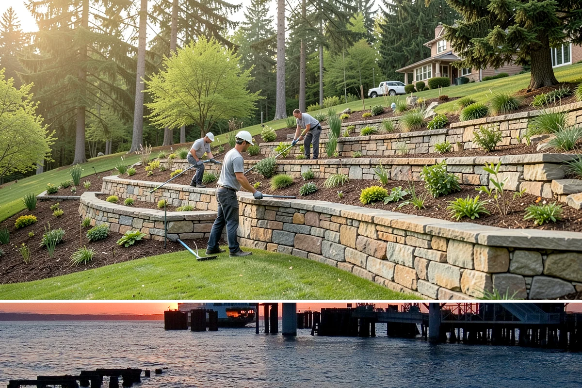 Slate Paver Installation in Edmonds, Snohomish County, WA - Best installed in the dry summer window so bedding stays dry and sealer cures before the wet season begins.