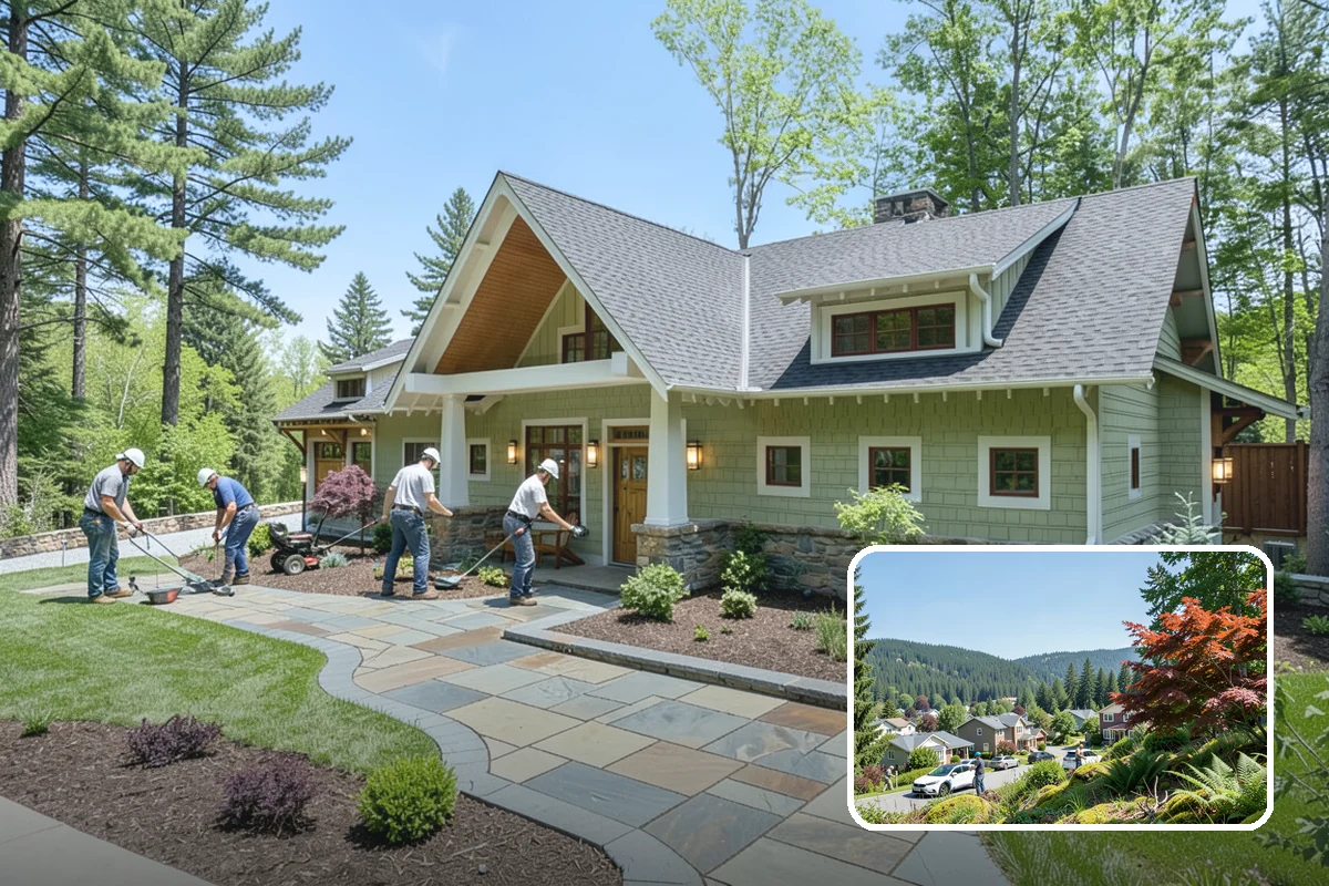 Slate Paver Installation in Index, Snohomish County, WA - Rich charcoal and multicolor tones with natural texture