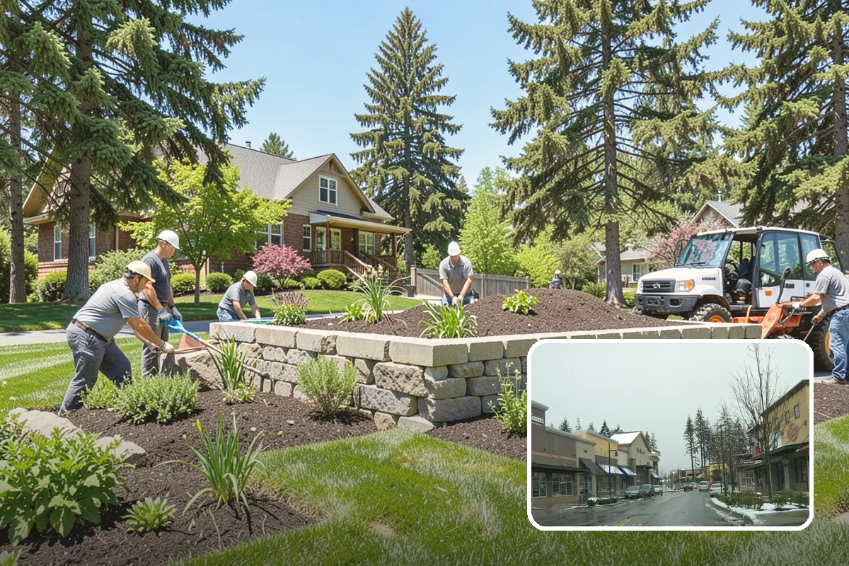Slate Paver Installation in Mill Creek, Snohomish County, WA - Rich charcoal and multicolor tones with natural texture