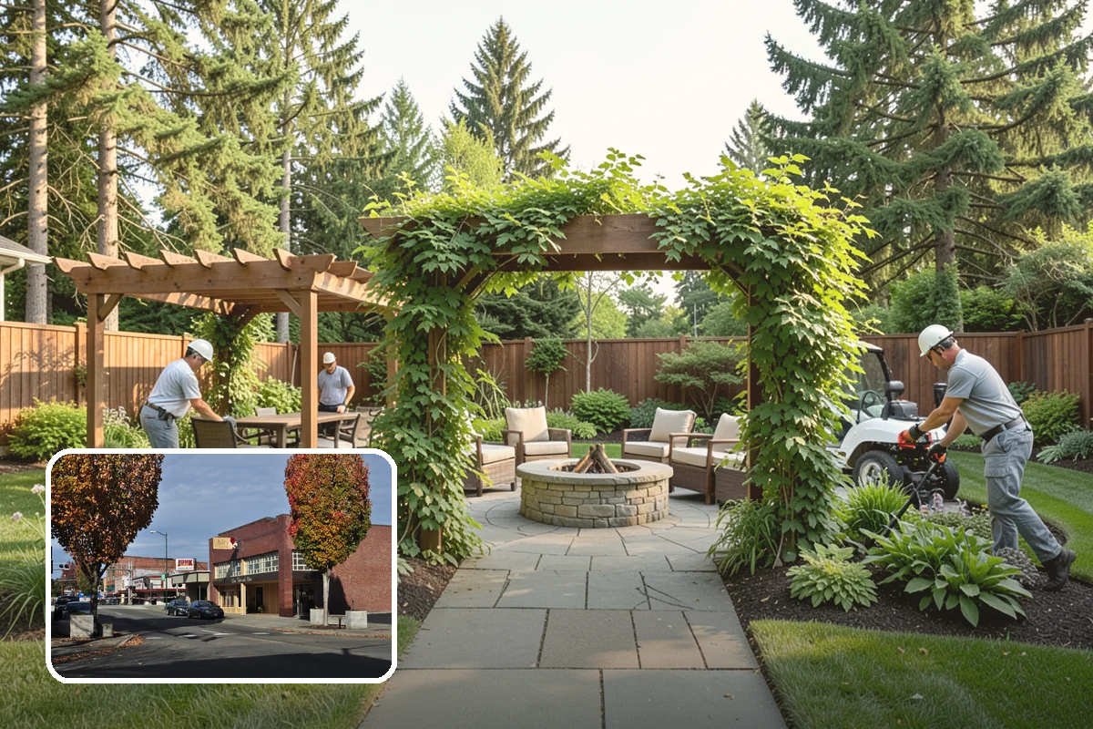 Slate Paver Installation in Puyallup, Pierce County, WA - Rich charcoal and multicolor tones with natural texture