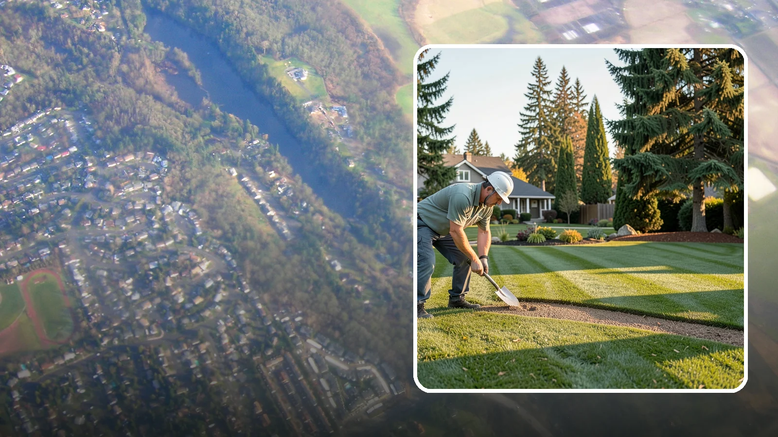 Slice Seeding in Algona, King County, WA - Repair thin or bare turf with slice seeding that cuts seed directly into the soil for superior germination.