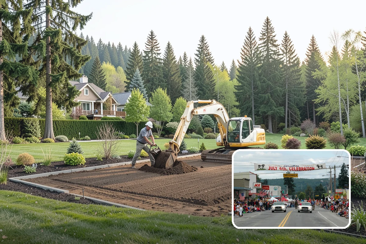 Slice Seeding in Carnation, King County, WA - Direct seed-to-soil contact for higher germination
