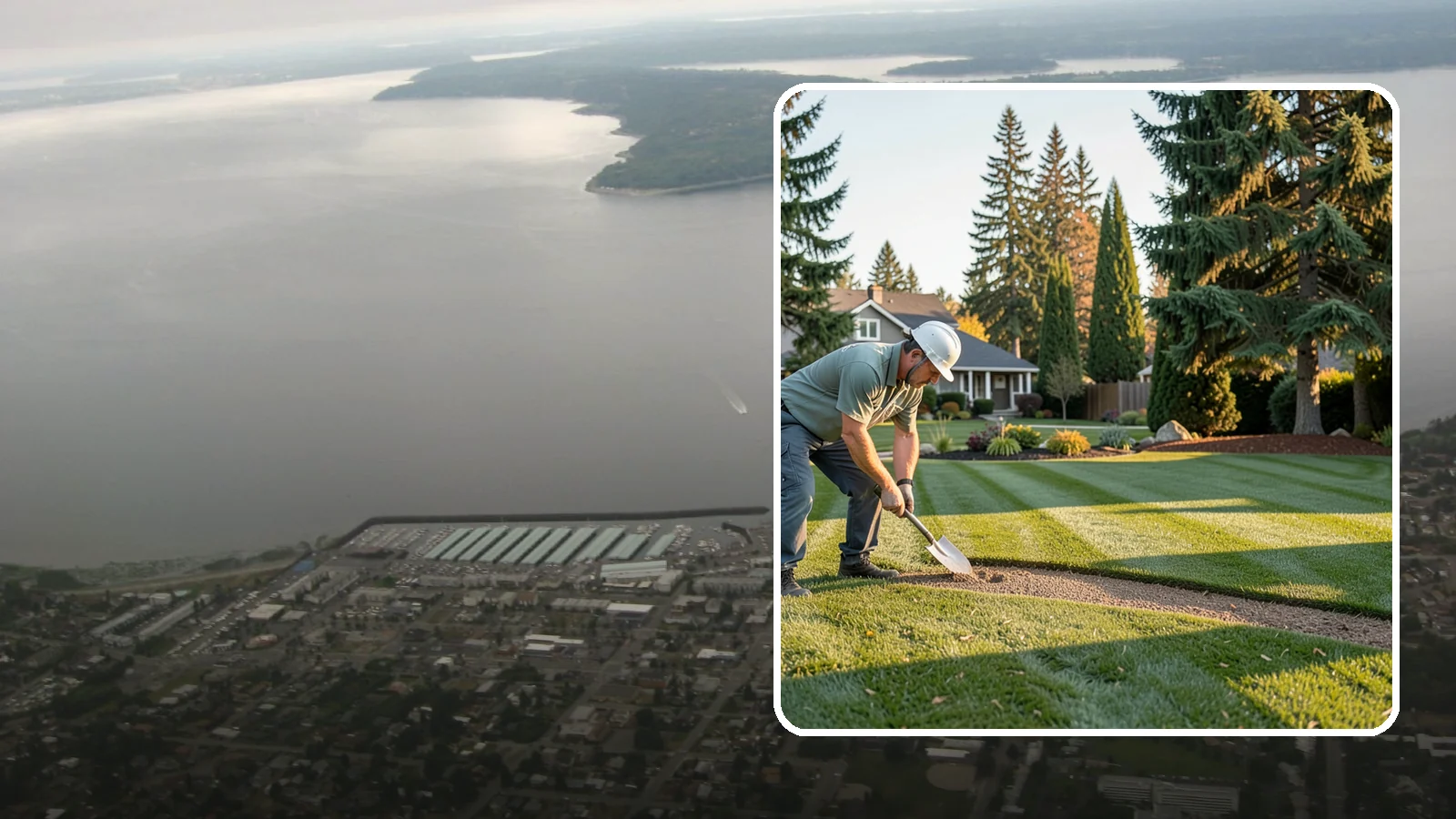 Slice Seeding in Des Moines, King County, WA - Repair thin or bare turf with slice seeding that cuts seed directly into the soil for superior germination.
