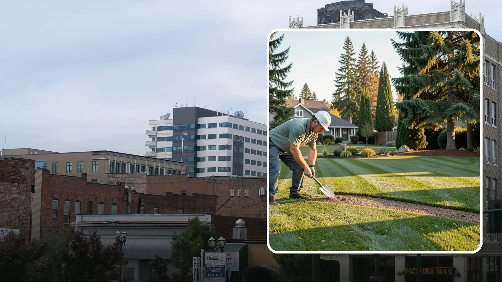 Slice Seeding in Everett, Snohomish County, WA - Repair thin or bare turf with slice seeding that cuts seed directly into the soil for superior germination.