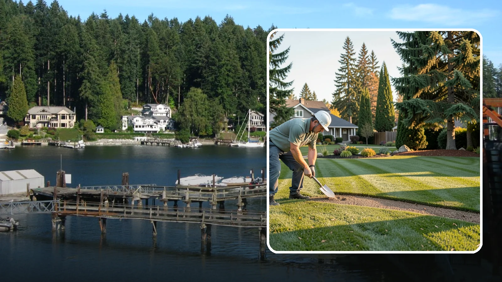 Slice Seeding in Gig Harbor, Pierce County, WA - Repair thin or bare turf with slice seeding that cuts seed directly into the soil for superior germination.