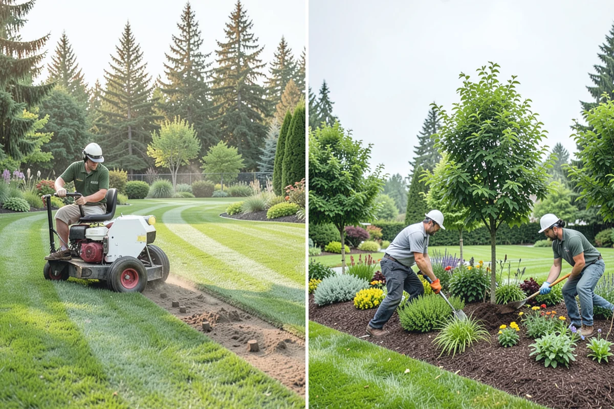 Slice Seeding in Granite Falls, Snohomish County, WA - Mow low and clear debris to expose the soil surface