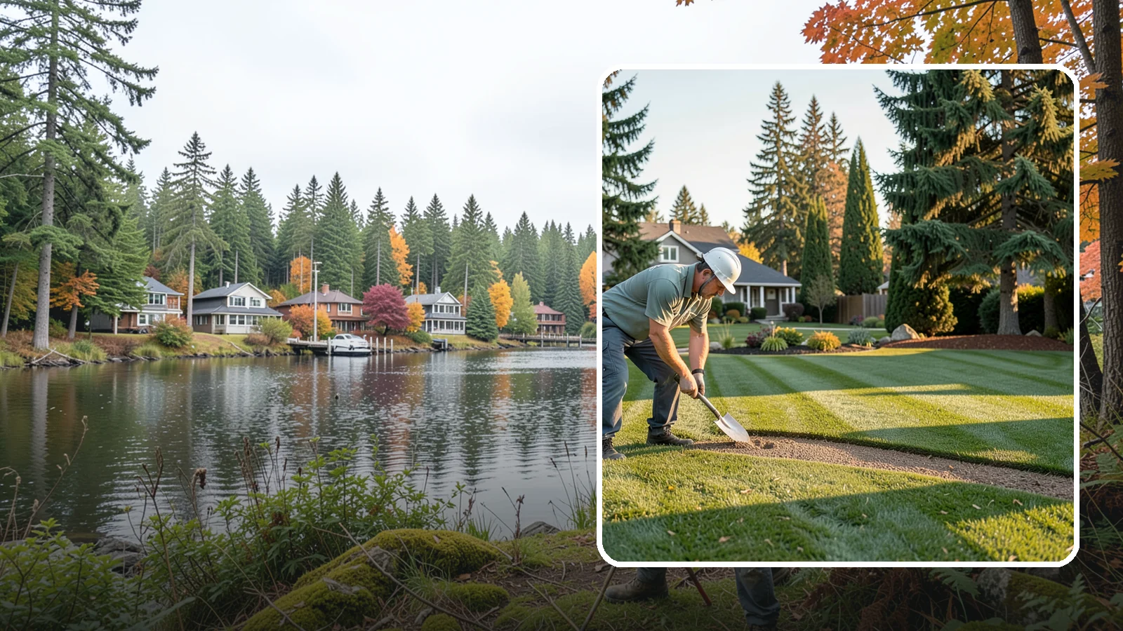 Slice Seeding in La Conner, Skagit County, WA - Repair thin or bare turf with slice seeding that cuts seed directly into the soil for superior germination.