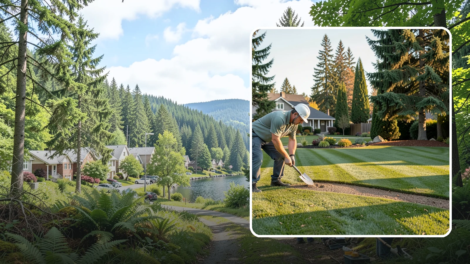 Slice Seeding in Lake Forest Park, King County, WA - Repair thin or bare turf with slice seeding that cuts seed directly into the soil for superior germination.