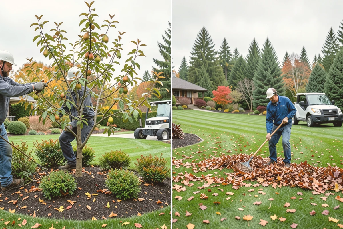 Slice Seeding in Lynnwood, Snohomish County, WA - Mow low and clear debris to expose the soil surface