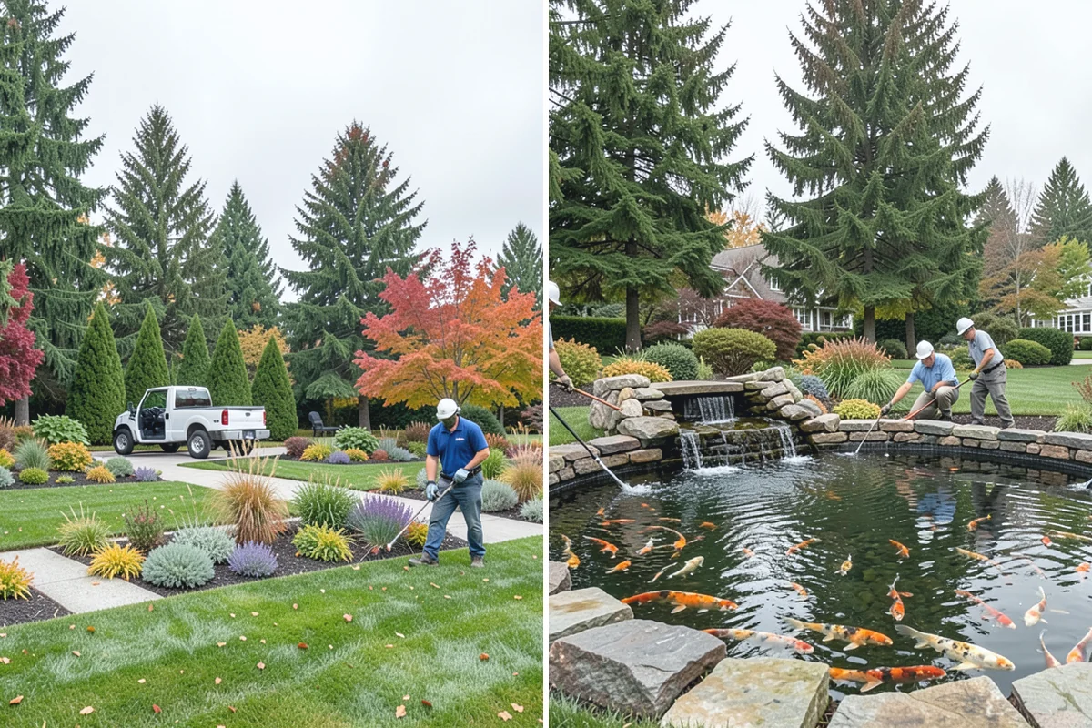 Slice Seeding in Medina, King County, WA - Mow low and clear debris to expose the soil surface